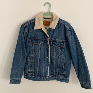 Levi’s Jean Jacket with Sherpa Lining